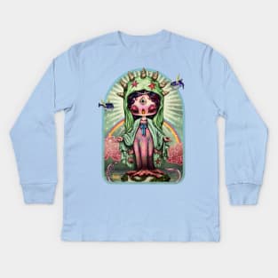 Amabie Kids Long Sleeve T-Shirt